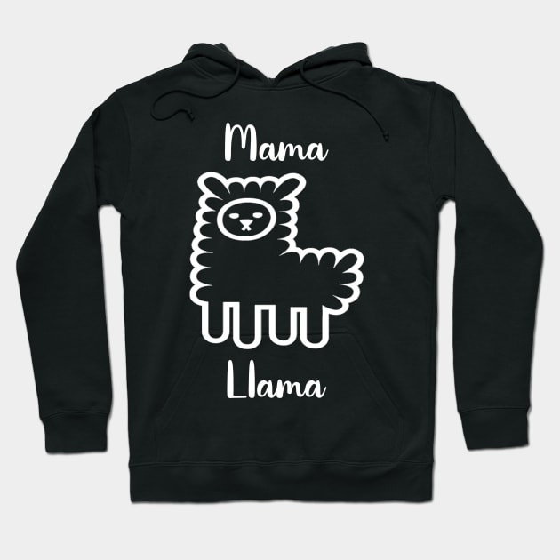 Llama Mama Llama Gift Hoodie by StacysCellar